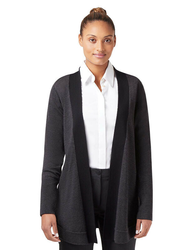 NNT Womens Pure Wool Knit Long Lined Jacket Formal Body Warmer Business CAT5B2- Bannav S Bannav LLC 