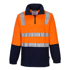 Portwest Cotton Brush Fleece Jumper with Tape Reflective Safety MF615- Bannav S Bannav LLC 