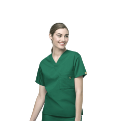 NNT Unisex Wonderwink Alpha Scrub Top Relaxed Fit Work Nursing Hospital CATRBT- Bannav S Bannav LLC 