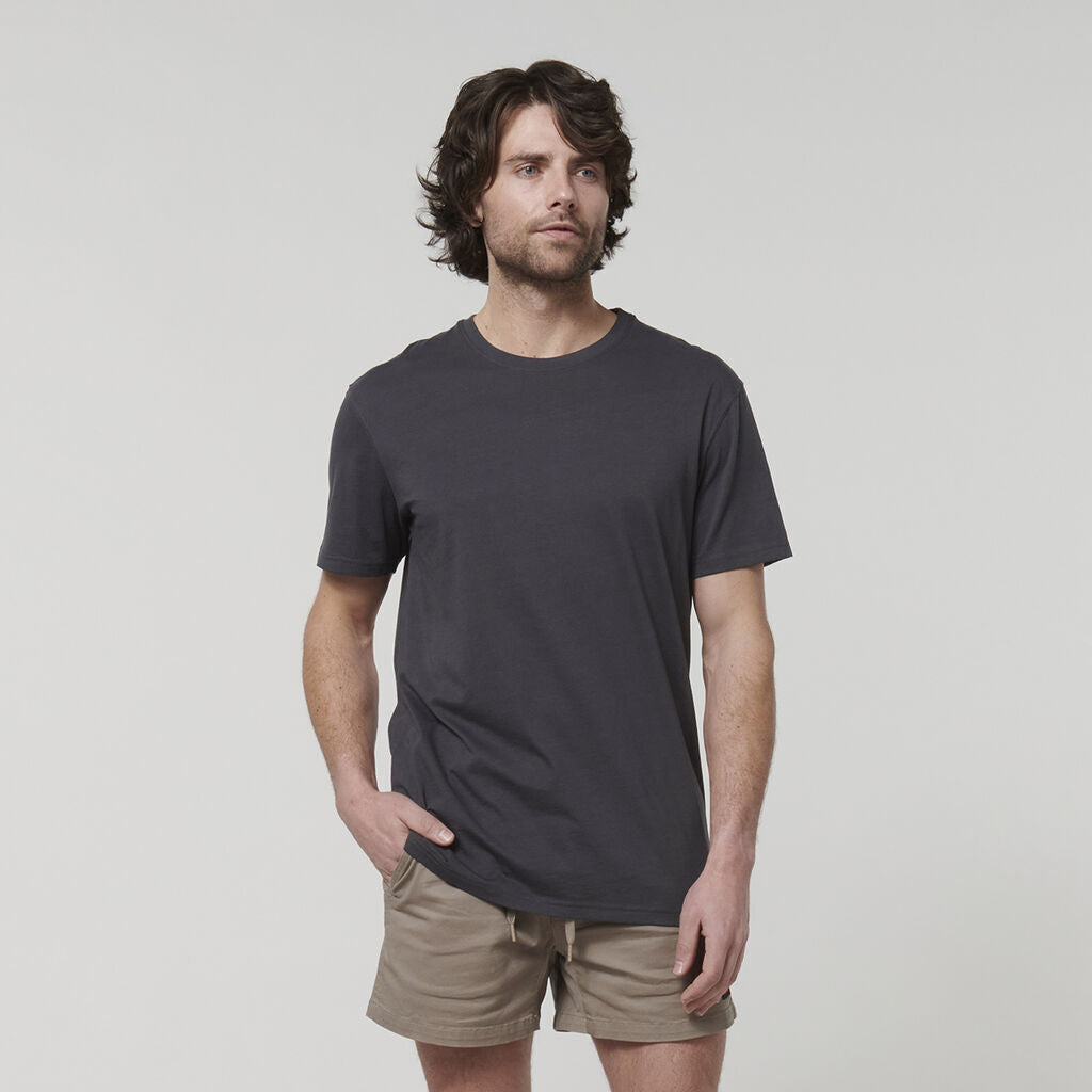 Hard Yakka Mens Cotton Breathable Crew Neck Short Sleeve Core Tee Y19251- Bannav S Bannav LLC 