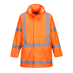 Portwest TTMC-W17 X-Back Rain Jacket 2 Tone Reflective Tape Work Safety TM610- Bannav S Bannav LLC 