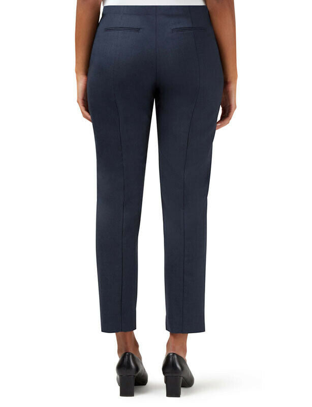 NNT Womens Sharkskin Slim Formal Detail Pants Tough Business Waistband CAT3KQ- Bannav S Bannav LLC 