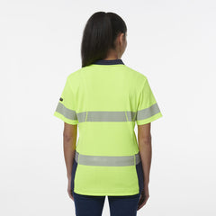 KingGee Womens Workcool Hyperfreeze Spliced Polo With Segmented Tape K44224- Bannav S Bannav LLC 