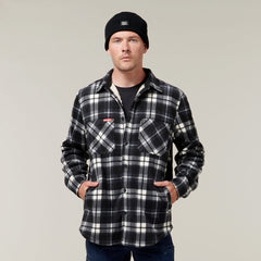 Hard Yakka Mens Legends Sherpa Comfy Fleece Jacket With Free Beanie Work Y06518- Bannav S Bannav LLC 