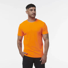 KINGGEE Mens HI Vis Crew Workwear Regular Fit Reflective Sleeve T Shirt K54034- Bannav S Bannav LLC 