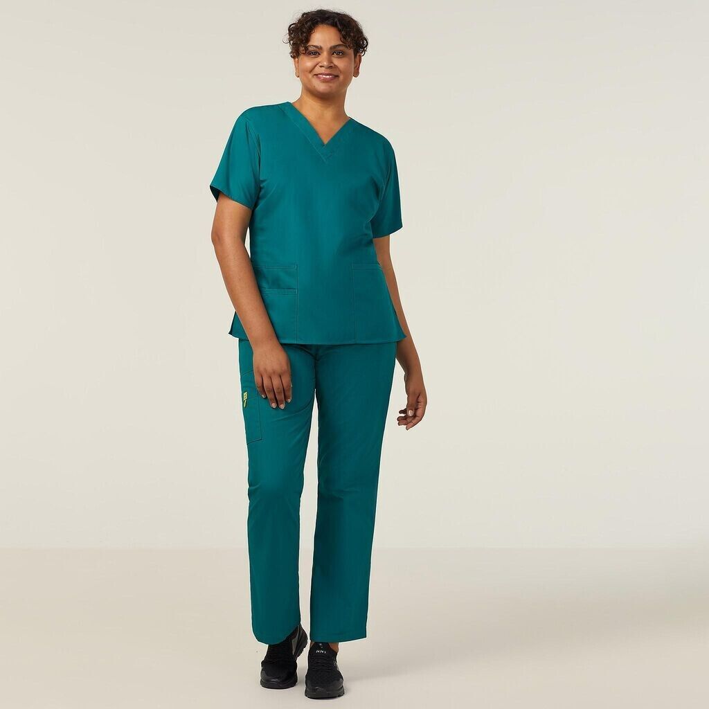 NNT Womens 2 Pack Wonderwink Origins V Neckline Comfy Scrub Top Bravo CATU66- Bannav S Bannav LLC 