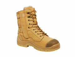 KingGee Mens Pheonix 8Z Side Zip Boots Nubuk Comfy Work Safety Steel Toe K27800- Bannav S Bannav LLC 