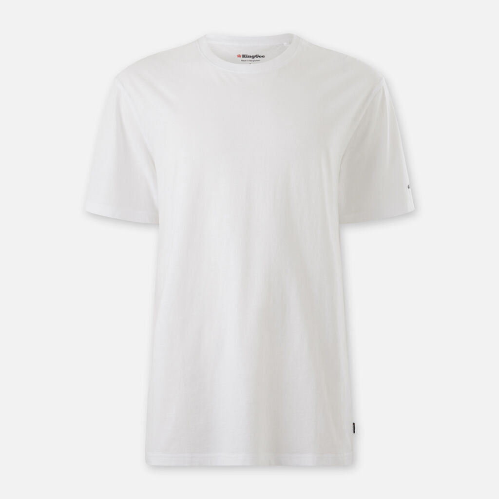 KingGee Mens Safety Originals Crew Neck Regular fit Cotton T Shirt K14034- Bannav S Bannav LLC 