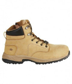 Womens KingGee Tradie Zip Up Safety Toe Nubuck Leather Gel Work Boots K27380- Bannav S Bannav LLC 