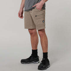 Hard Yakka Mens X Stretch Durable Workwear Lightweight Pockets Mid Short Y05167- Bannav S Bannav LLC 