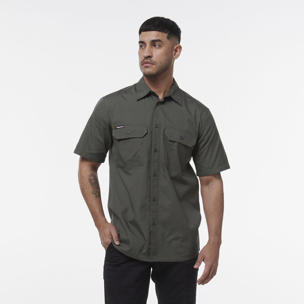 KINGGEE Mens Vented Workcool Breathable Pockets Lightweight Shirt K14030- Bannav S Bannav LLC 