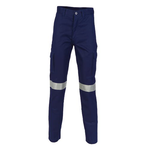 DNC Workwear Mens Cotton Drill Cargo Pants Hi-Vis Comfortable  Work 3319- Bannav S Bannav LLC 