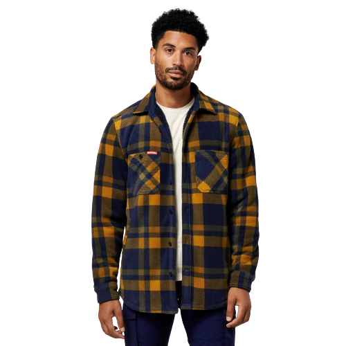 Hard Yakka Mens Legends Sherpa Comfy Fleece Jacket With Free Beanie Work Y06518- Bannav S Bannav LLC 