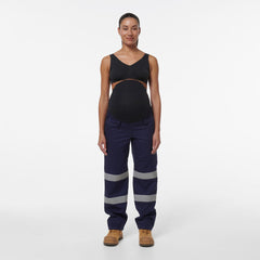 KingGee Womens Safety WorkCool Maternity Reflective Bio Motion Pant K43007- Bannav S Bannav LLC 