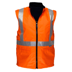 Portwest Cross Back Polar Fleece Reversible Vest Refective Safety MX214- Bannav S Bannav LLC 