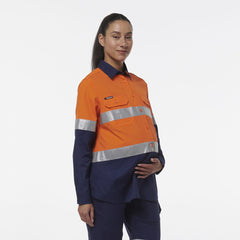 KingGee Womens Workcool Maternity Reflective Shirt K44234- Bannav S Bannav LLC 