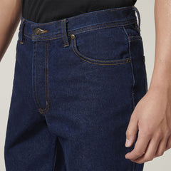 Hard Yakka 2 Pack Mens Heavy Duty Washed Straight Denim Work Jeans Y03514- Bannav S Bannav LLC 