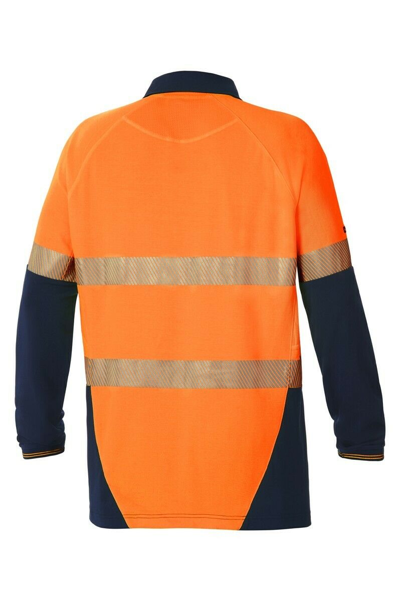 Hard Yakka Koolgear Hi-Vis 2 Tone Vented Tape Long Sleeve Work Shirt Y11379- Bannav S Bannav LLC 