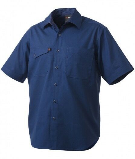 Mens KingGee Short Sleeve WorkCool 2 Cotton T-Shirt Top Tee Button Shirt K14825- Bannav S Bannav LLC 