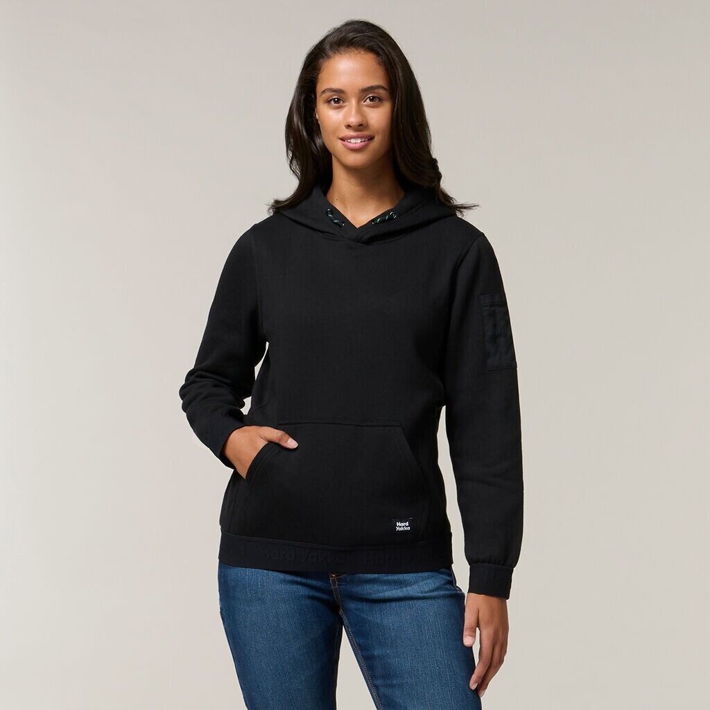 HARD YAKKA Legends Heritage Women Gladiator Hoodie Cotton Fleece Comfy Y08814- Bannav S Bannav LLC 