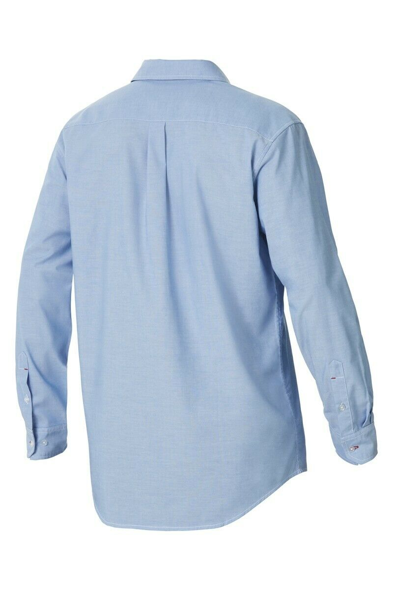 Hard Yakka Foundations Chambray Long Sleeve Work Office Collar Shirt Y07338- Bannav S Bannav LLC 