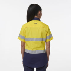 KingGee Womens Workcool Vented Reflective Short Sleeve Shirt K44229- Bannav S Bannav LLC 
