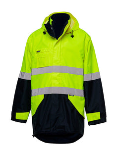 KingGee Hi Vis Reflective Insulated Jacket Construction Waterproof K55010- Bannav S Bannav LLC 