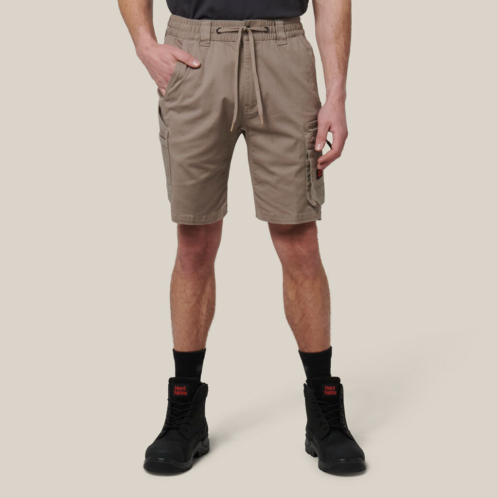 Hard Yakka Mens Toughmaxx Mid Shorts Comfortable Waistband Work Shorts Y05165- Bannav S Bannav LLC 
