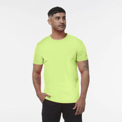 KINGGEE Mens HI Vis Crew Workwear Regular Fit Reflective Sleeve T Shirt K54034- Bannav S Bannav LLC 