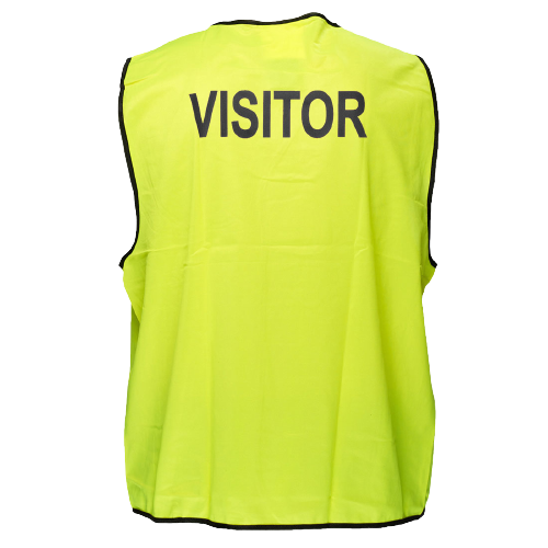 Portwest Visitor Hi-Vis Vest Class D Lightweight Touch Tape Work Safety MV120- Bannav S Bannav LLC 