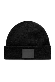 Hard Yakka Men Beanie Snug Fit Relaxed Top Leather Look Embossed Logo Y22370- Bannav S Bannav LLC 