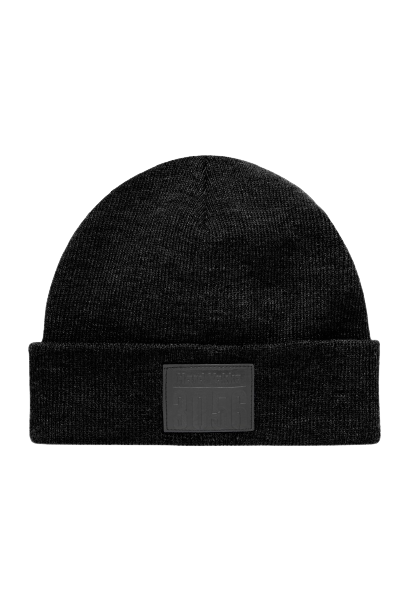 Hard Yakka Men Beanie Snug Fit Relaxed Top Leather Look Embossed Logo Y22370- Bannav S Bannav LLC 