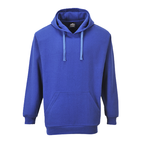 Portwest Roma Hoody Soft Blue Sweatshirt Drawstring Hooded Long Sleeve B302- Bannav S Bannav LLC 