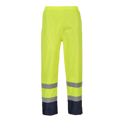 Portwest Hi-Vis Classic Two Tone Rain Pants Reflective Taped Work H444- Bannav S Bannav LLC 