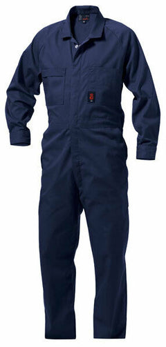 KingGee Mens Polycotton Combo Overall Coverall Work Safety Nickel Stud K01190- Bannav S Bannav LLC 