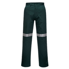 Portwest Straight Leg Pants with Tape Lightweight Reflective Tape MW705- Bannav S Bannav LLC 