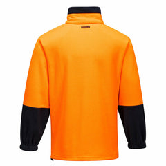 Portwest Mens Hi-Vis Polar Fleece Jumper Waist Draw String Work Comfy MF115- Bannav S Bannav LLC 