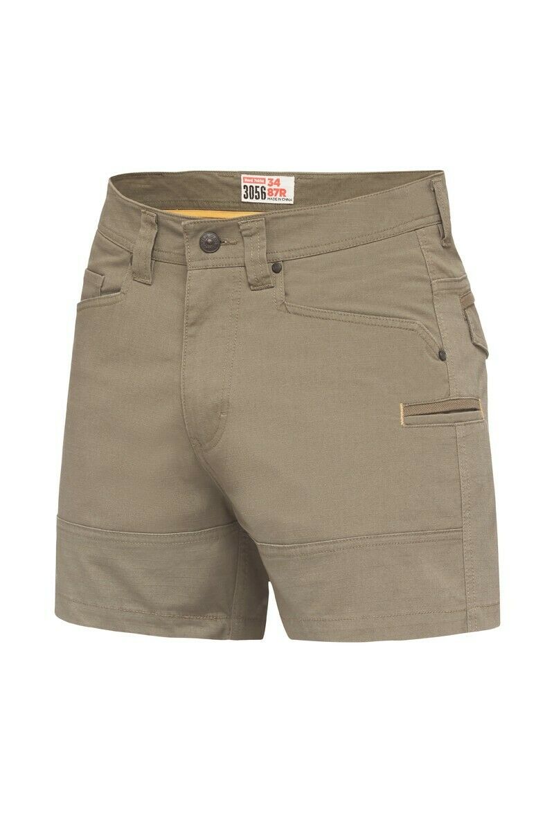 Hard Yakka 3056 Short Shorts Cotton Ripstop Tradie Utility Stretch Y05115- Bannav S Bannav LLC 