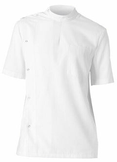 NNT Unisex Adults Neatron Stud Front Jacket Chef White Classic Fit Work CATP2H- Bannav S Bannav LLC 