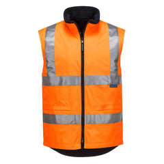 Portwest Mens Hi-Vis Polar Fleece Reversible Vest Reflective Work Safety MV214- Bannav S Bannav LLC 