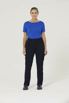 NNT Women P/V Gaberdine Flexi-Waist Pant Formal Cargo Work Business Pants CAT3TY- Bannav S Bannav LLC 