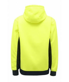 KingGee Mens Hi Vis Pull Over Hoodie Fleece Drawstring Work Safe Safety K55033- Bannav S Bannav LLC 