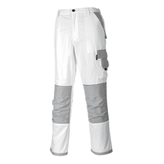 Portwest Painters Pro Trouser Reflective White Taped Work Safety KS54- Bannav S Bannav LLC 