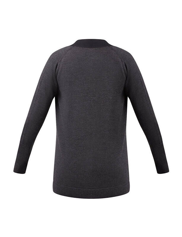 NNT Womens Pure Wool Knit Long Lined Jacket Formal Body Warmer Business CAT5B2- Bannav S Bannav LLC 