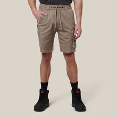 Hard Yakka Mens Toughmaxx Mid Shorts Comfortable Waistband Work Shorts Y05165- Bannav S Bannav LLC 