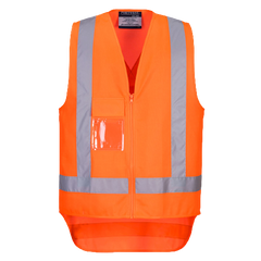 Portwest TTMC Vest Lighweight Hi Vis Reflective Tape Work Safety TM310- Bannav S Bannav LLC 