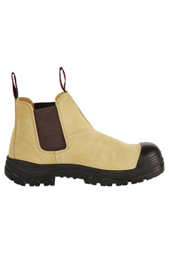 Hard Yakka Mens Grit Suede Sand Pull Up Boots Steel Cap Work Safety Y60087- Bannav S Bannav LLC 