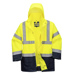 Portwest Essential 5-in-1 Two-Tone Jacket Reflective Taped Work Safety S766- Bannav S Bannav LLC 