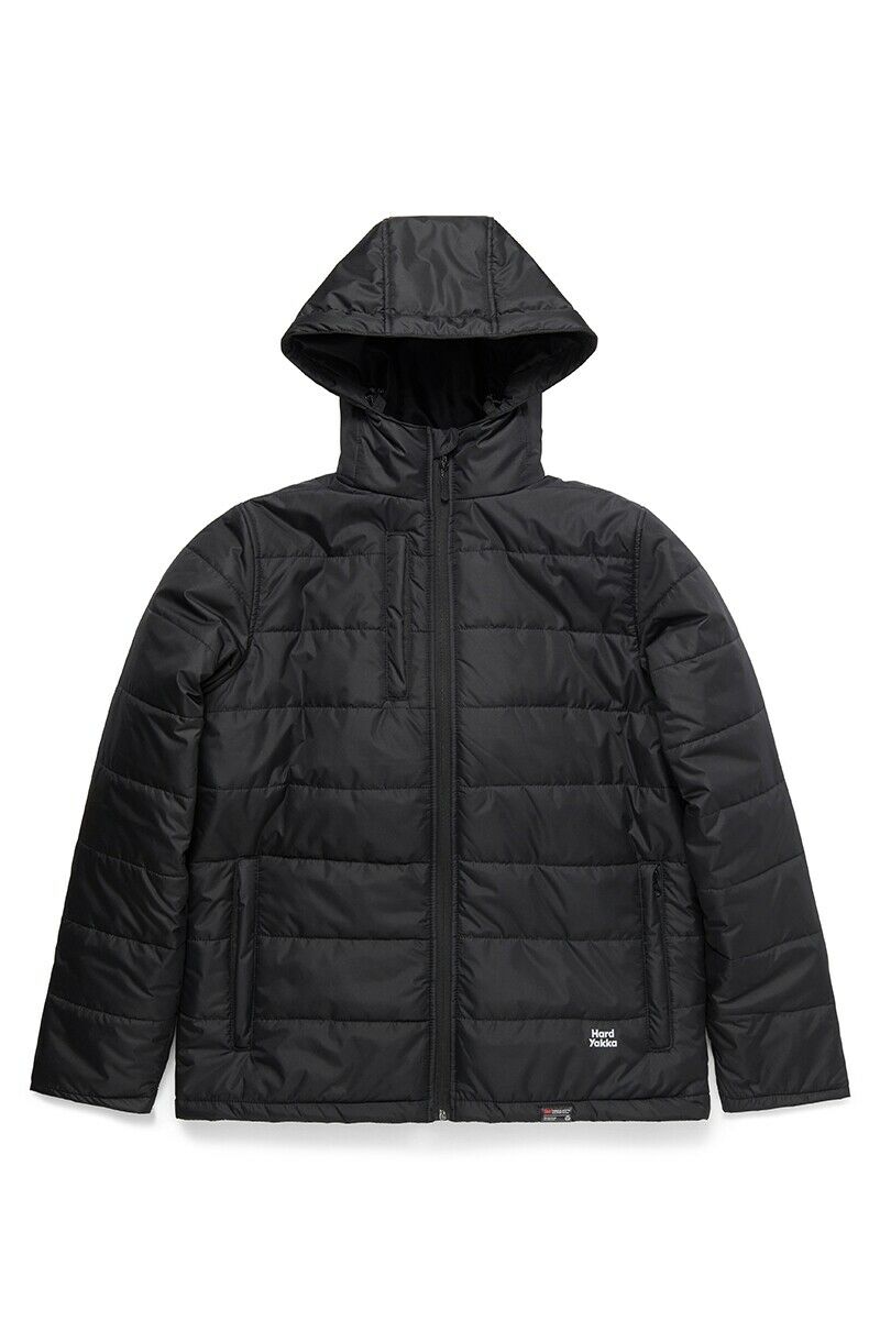 Hard Yakka Mens Puffa 2.0 Jacket Water Repellent Insulated Warm Winter Y06723- Bannav S Bannav LLC 