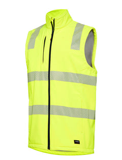 KingGee Mens Reflective Soft Shell Vest Durable Ripstop Fleece Waterproof K55025- Bannav S Bannav LLC 